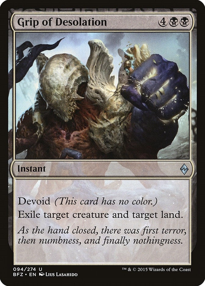 Image for Grip of Desolation (94) (BFZ) - Magic: The Gathering