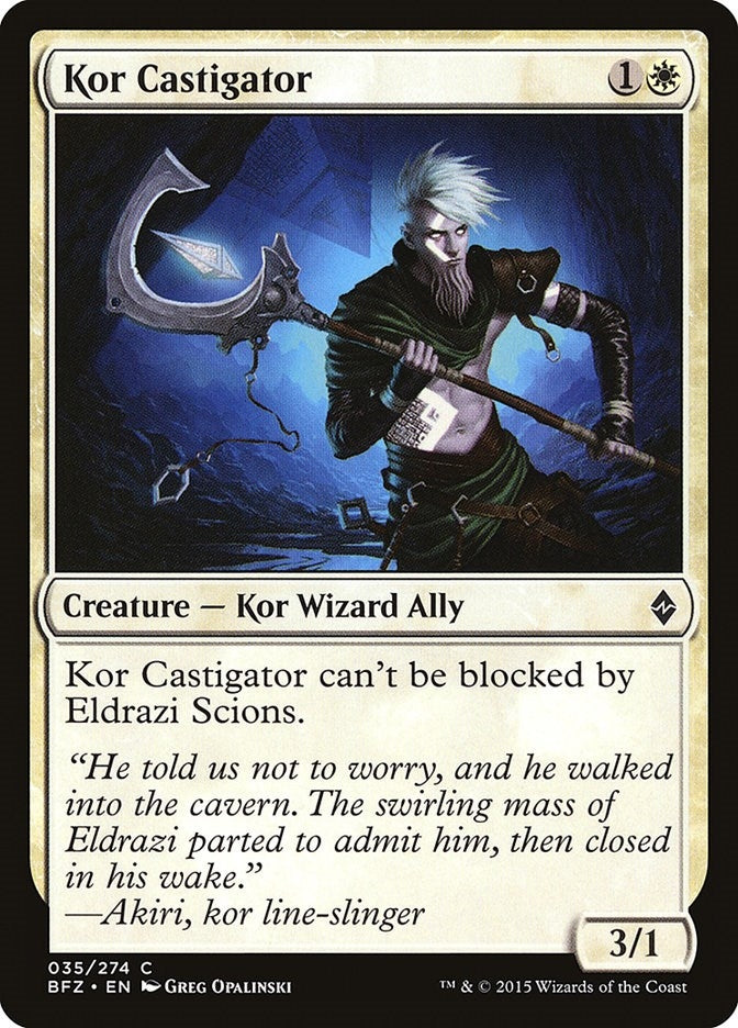Image for Kor Castigator (35) (BFZ) - Magic: The Gathering