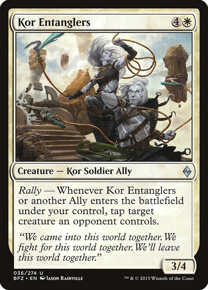 Image for Kor Entanglers (36) (BFZ) - Magic: The Gathering