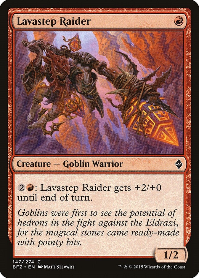 Image for Lavastep Raider (147) (BFZ) - Magic: The Gathering