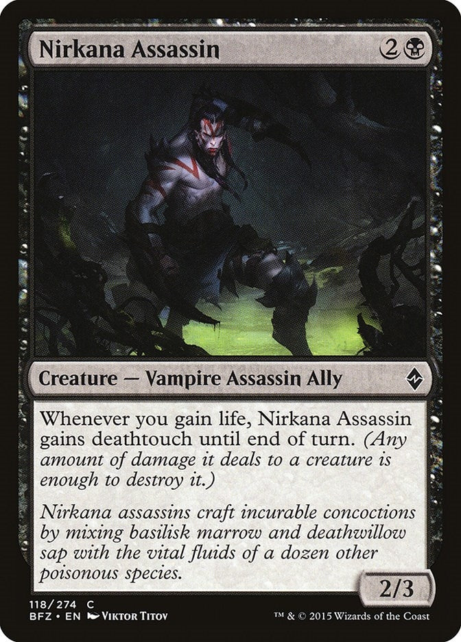 Image for Nirkana Assassin (118) - Magic: The Gathering