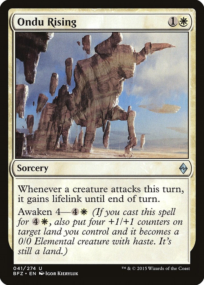 Image for Ondu Rising (41) (BFZ) - Magic: The Gathering