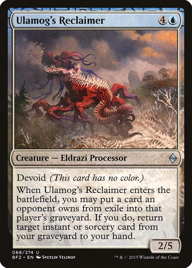 Image for Ulamog's Reclaimer (68) (BFZ) - Magic: The Gathering