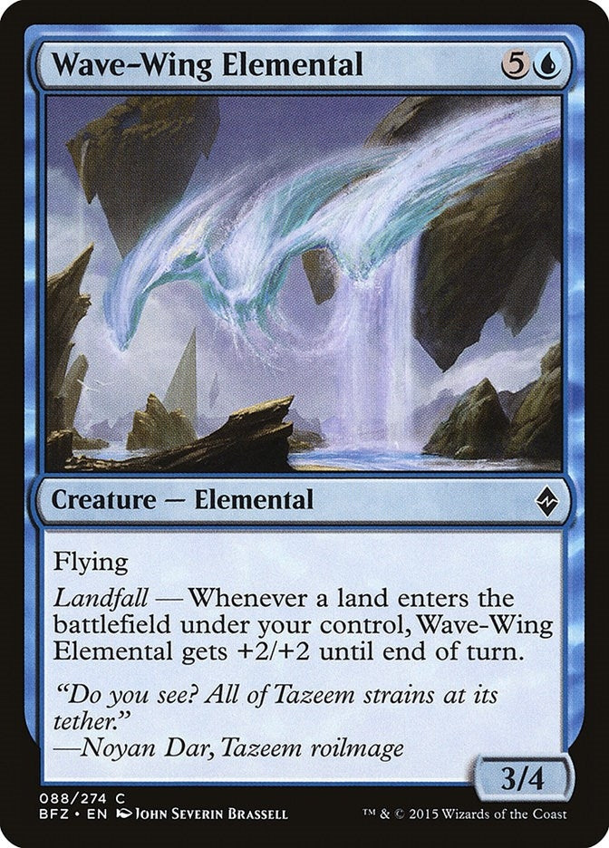 Image for Wave-Wing Elemental (88) (BFZ) - Magic: The Gathering