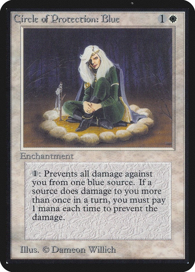 Image for Circle of Protection: Blue - Magic: The Gathering