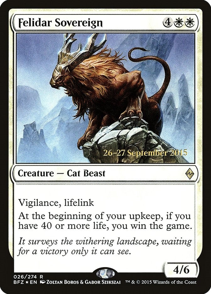 Image for Felidar Sovereign (26) - Magic: The Gathering