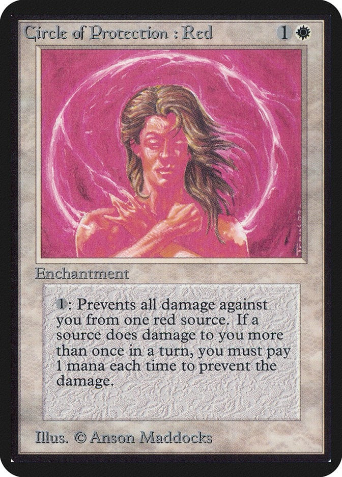 Image for Circle of Protection: Red - Magic: The Gathering