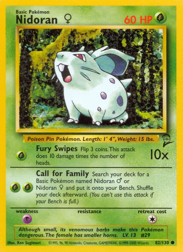 Image for Nidoran F (082/130) (BS2) - Pokemon