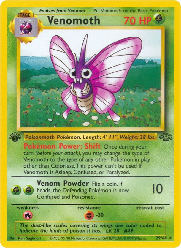 Image for Venomoth (29) (29/64) (JU) - Pokemon