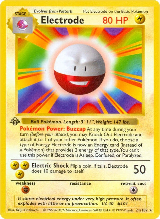 Image for Electrode (021/102) (BSS) - Pokemon