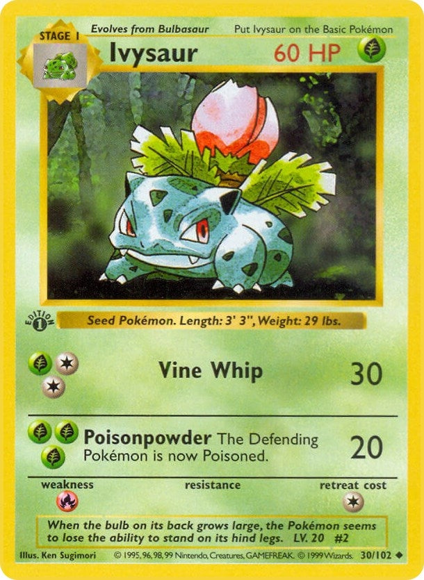Image for Ivysaur (030/102) (BSS) - Pokemon