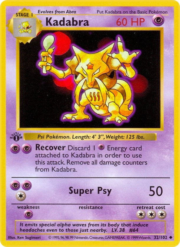 Image for Kadabra (032/102) (BSS) - Pokemon
