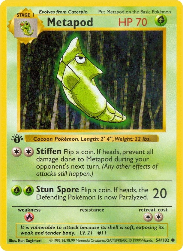 Image for Metapod (054/102) (BSS) - Pokemon