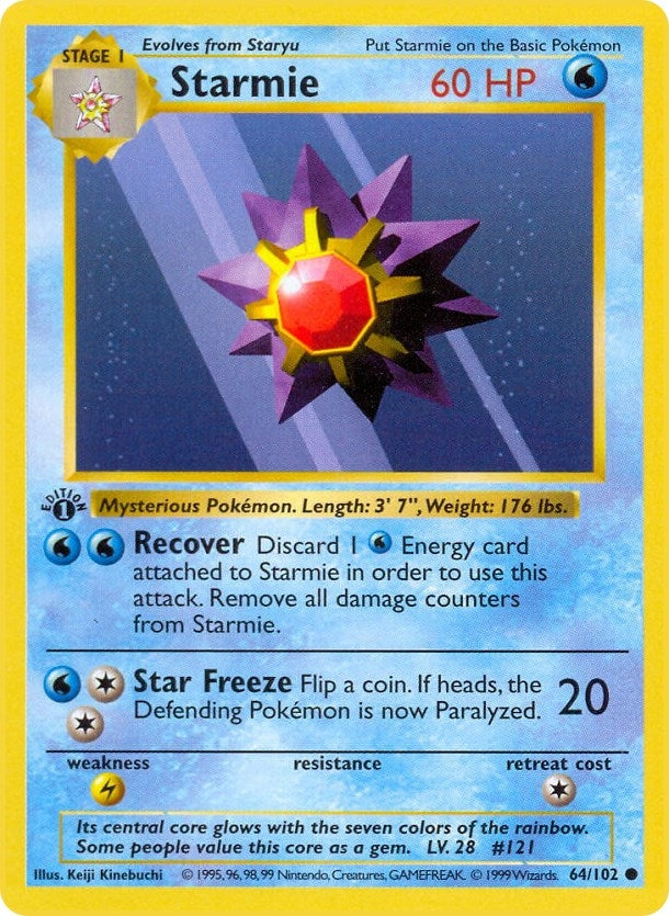 Image for Starmie (064/102) (BSS) - Pokemon