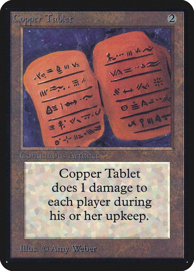 Image for Copper Tablet - Magic: The Gathering
