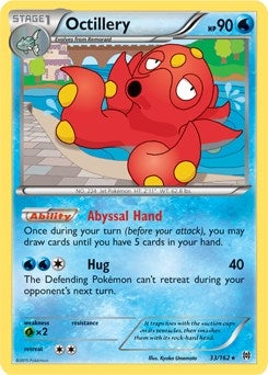 Image for Octillery (33/162) (BKT) - Pokemon