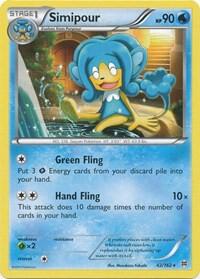 Image for Simipour (42/162) (BKT) - Pokemon
