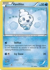 Image for Vanillite (43/162) (BKT) - Pokemon