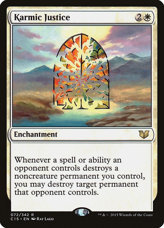 Image for Karmic Justice (72) (C15) - Magic: The Gathering