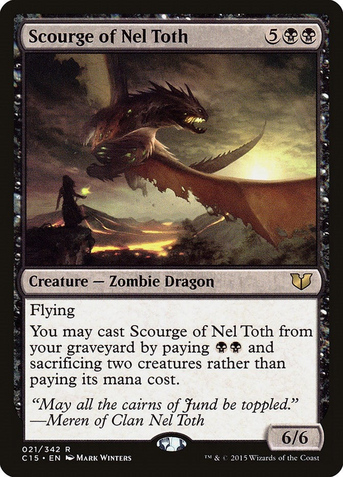 Image for Scourge of Nel Toth (21) (C15) - Magic: The Gathering