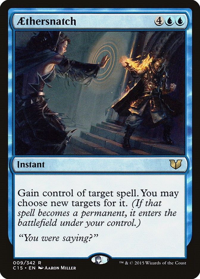 Image for Aethersnatch (9) (C15) - Magic: The Gathering