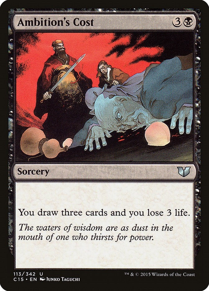 Image for Ambition's Cost (113) (C15) - Magic: The Gathering