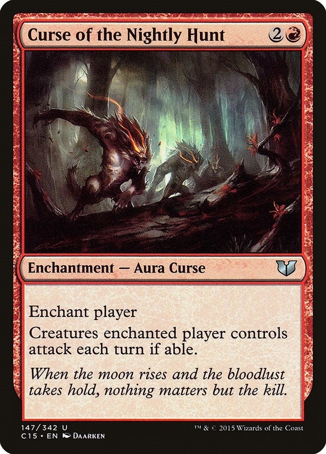 Image for Curse of the Nightly Hunt (147) (C15) - Magic: The Gathering