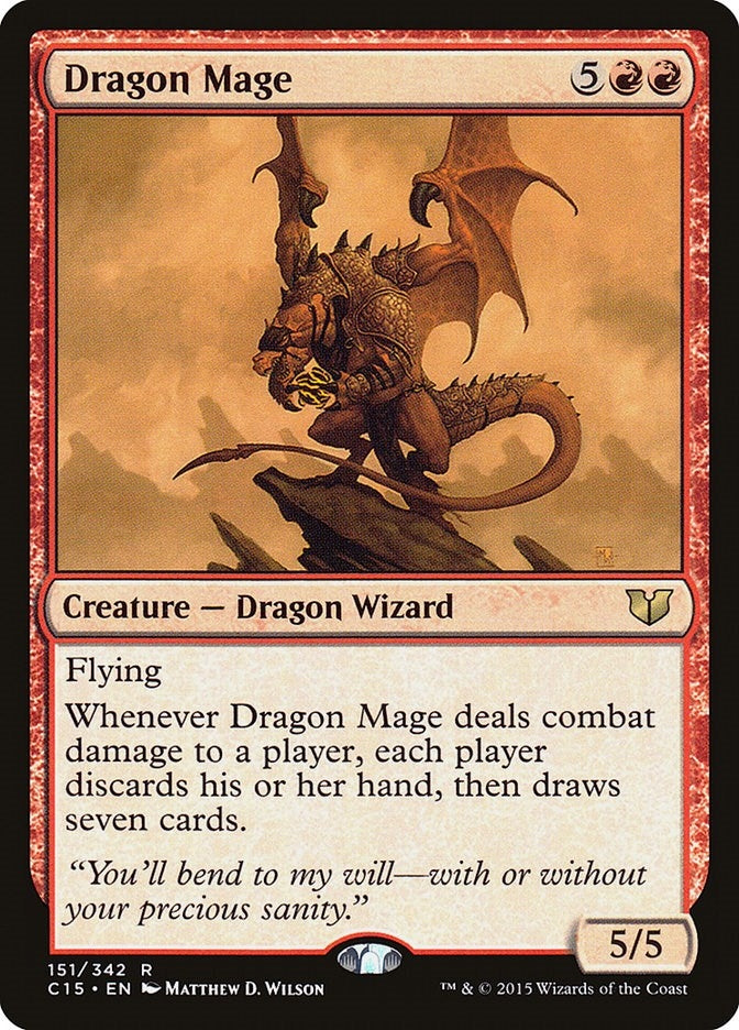 Image for Dragon Mage (151) (C15) - Magic: The Gathering