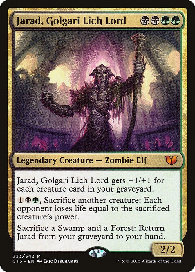 Image for Jarad, Golgari Lich Lord (223) (C15) - Magic: The Gathering