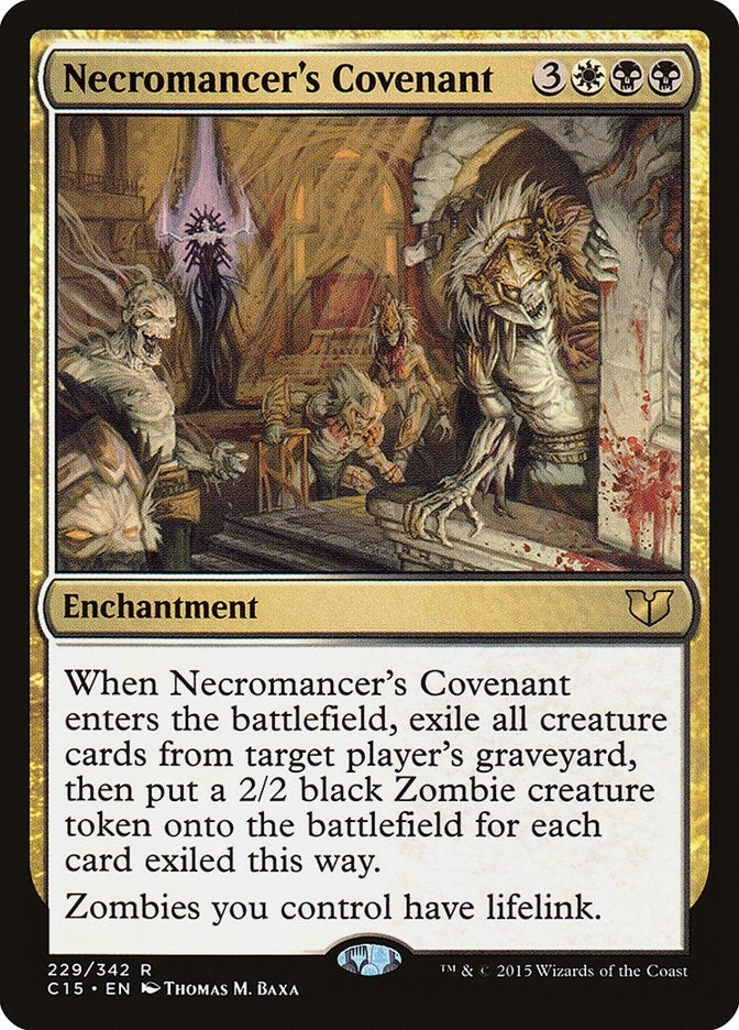 Image for Necromancer's Covenant (229) (C15) - Magic: The Gathering
