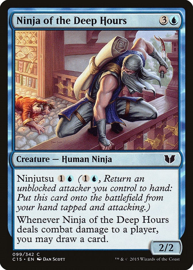Image for Ninja of the Deep Hours (99) (C15) - Magic: The Gathering