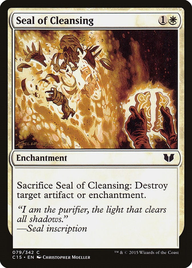 Image for Seal of Cleansing (79) (C15) - Magic: The Gathering