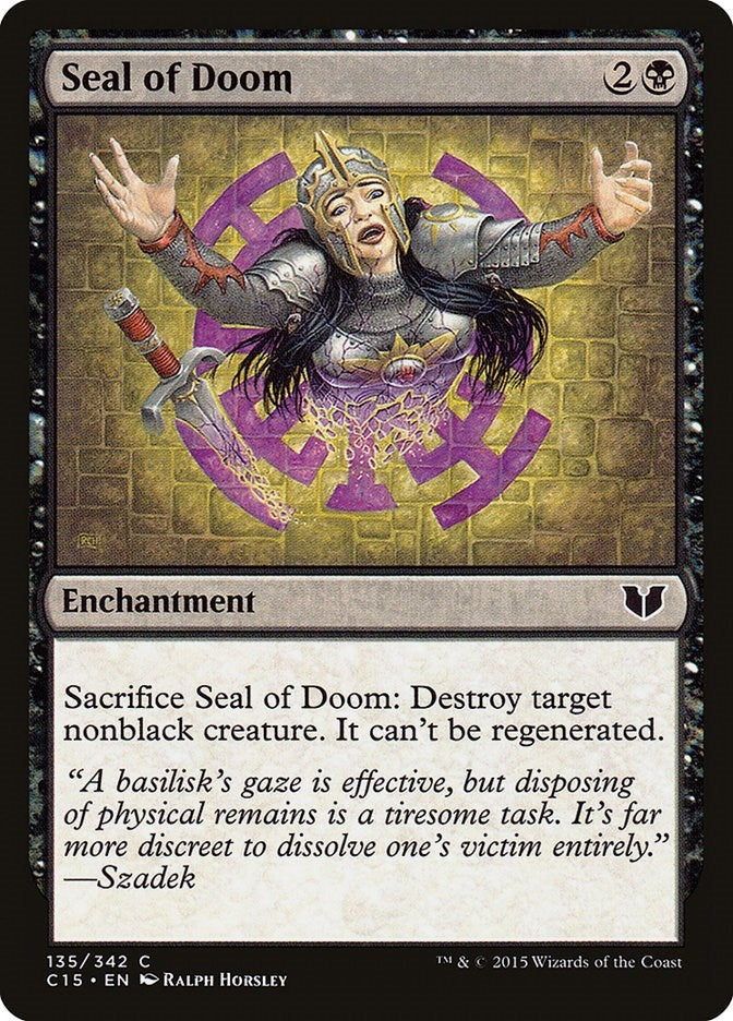 Image for Seal of Doom (135) (C15) - Magic: The Gathering