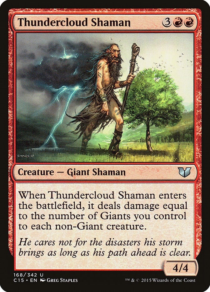 Image for Thundercloud Shaman (168) - Magic: The Gathering