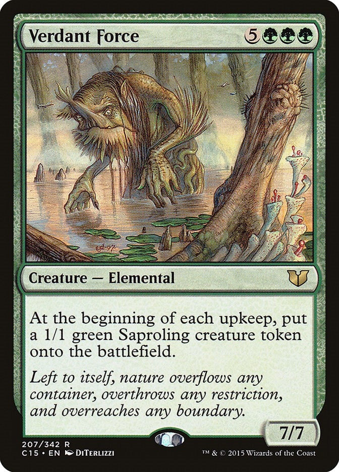 Image for Verdant Force (207) (C15) - Magic: The Gathering