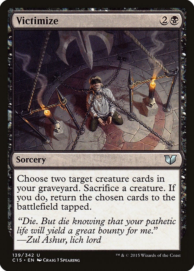 Image for Victimize (139) - Magic: The Gathering