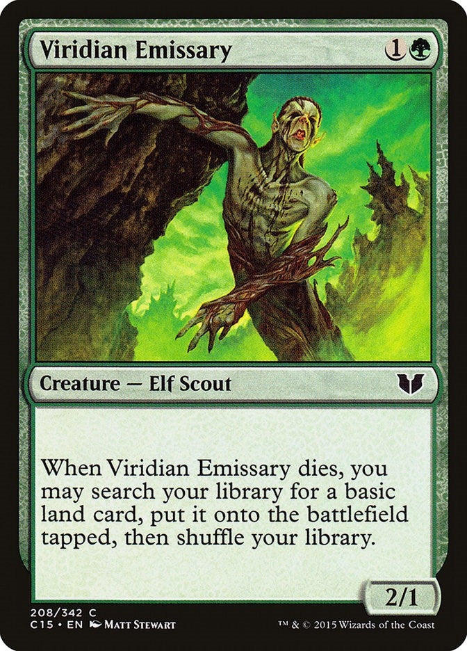 Image for Viridian Emissary (208) (C15) - Magic: The Gathering