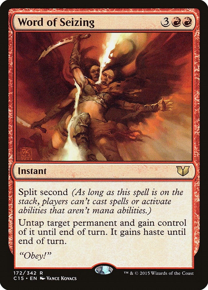 Image for Word of Seizing (172) - Magic: The Gathering