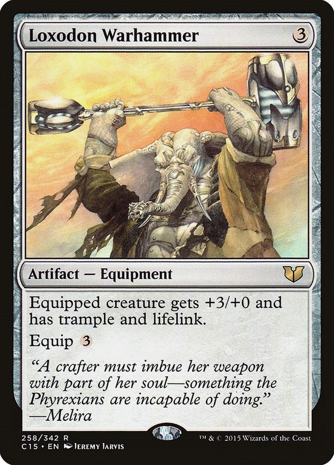 Image for Loxodon Warhammer (258) - Magic: The Gathering