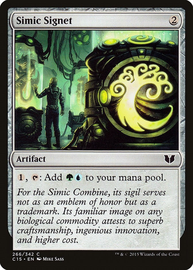 Image for Simic Signet (266) (C15) - Magic: The Gathering