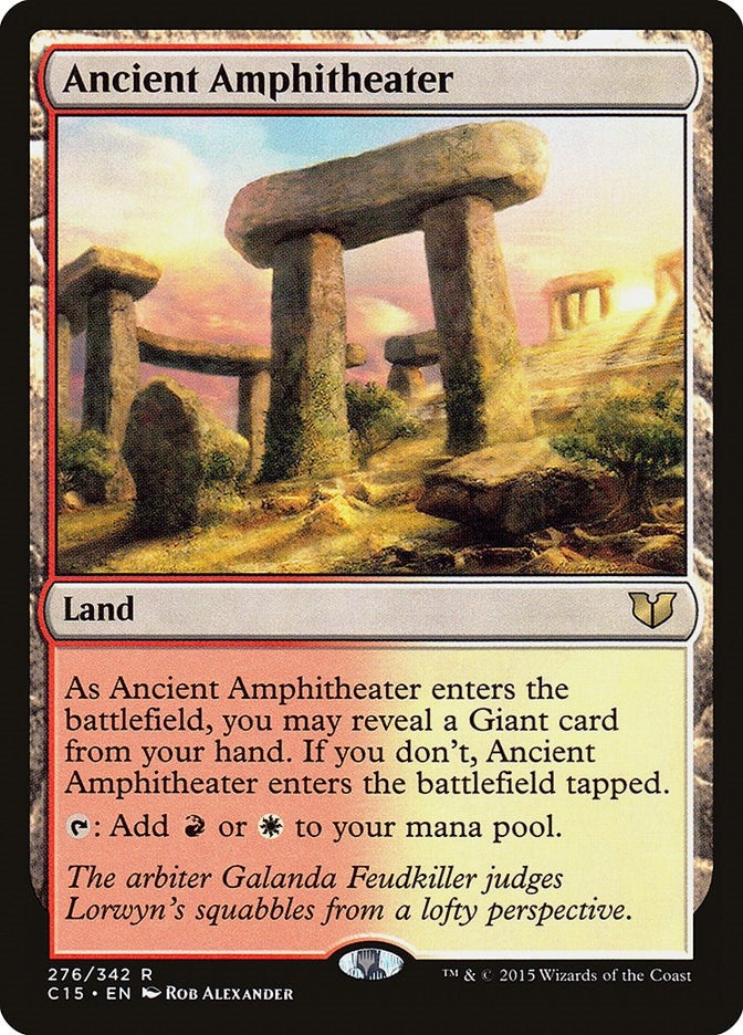 Image for Ancient Amphitheater (276) (C15) - Magic: The Gathering