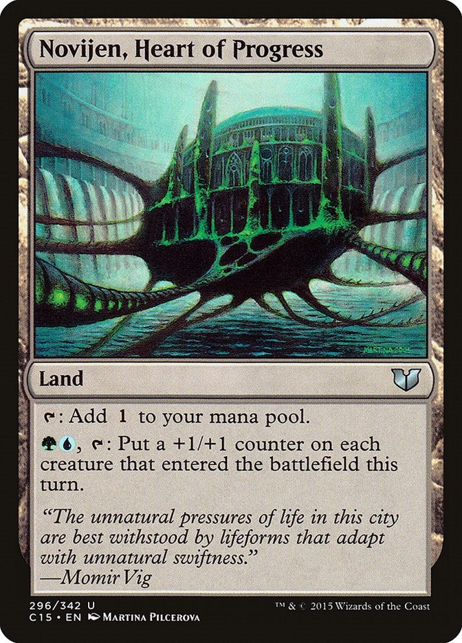 Image for Novijen, Heart of Progress (296) - Magic: The Gathering