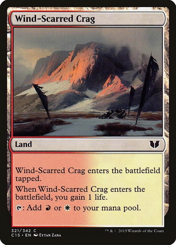 Image for Wind-Scarred Crag (321) - Magic: The Gathering
