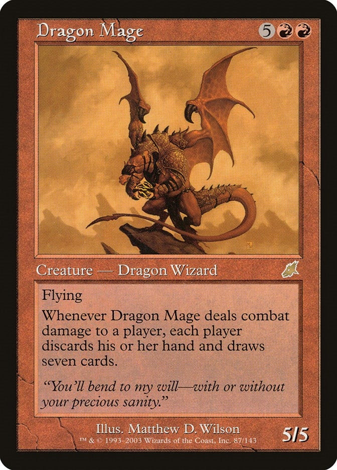 Image for Dragon Mage (87) - Magic: The Gathering