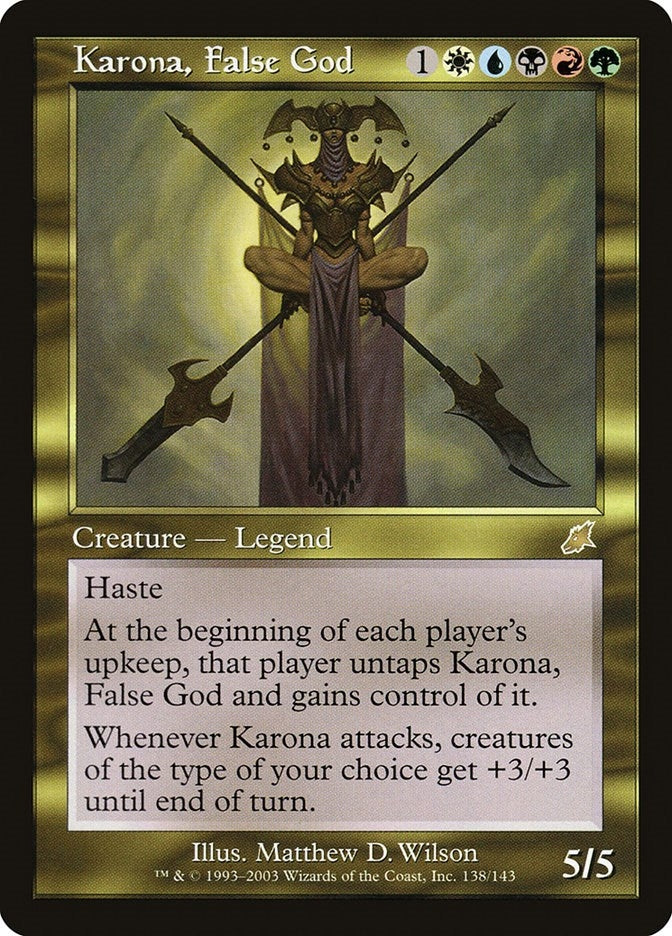 Image for Karona, False God (138) - Magic: The Gathering
