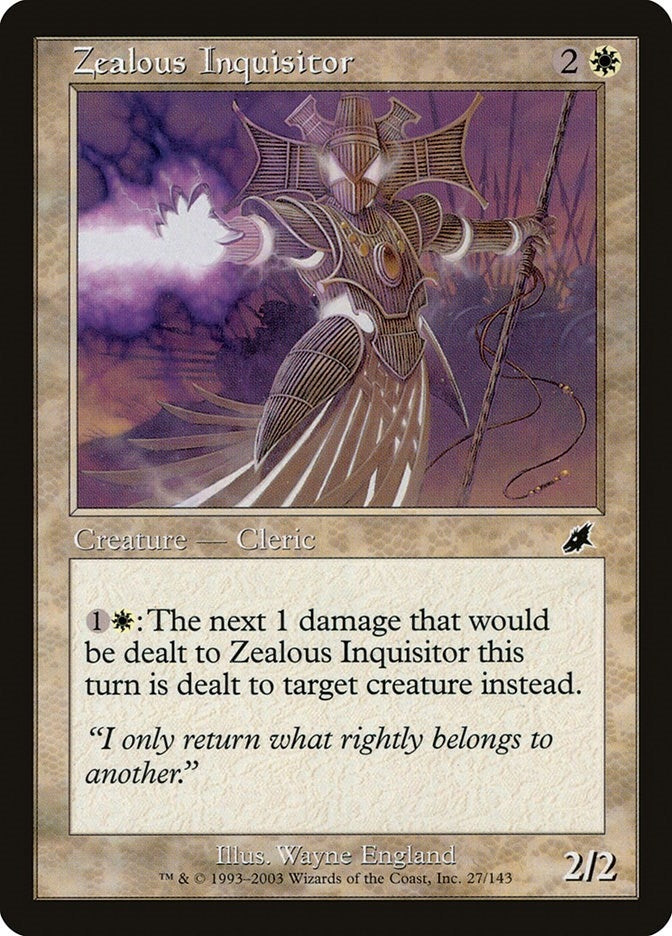 Image for Zealous Inquisitor (27) - Magic: The Gathering