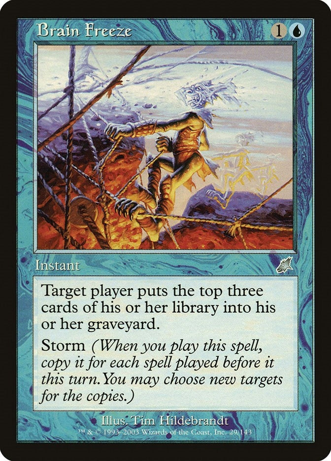 Image for Brain Freeze (29) - Magic: The Gathering
