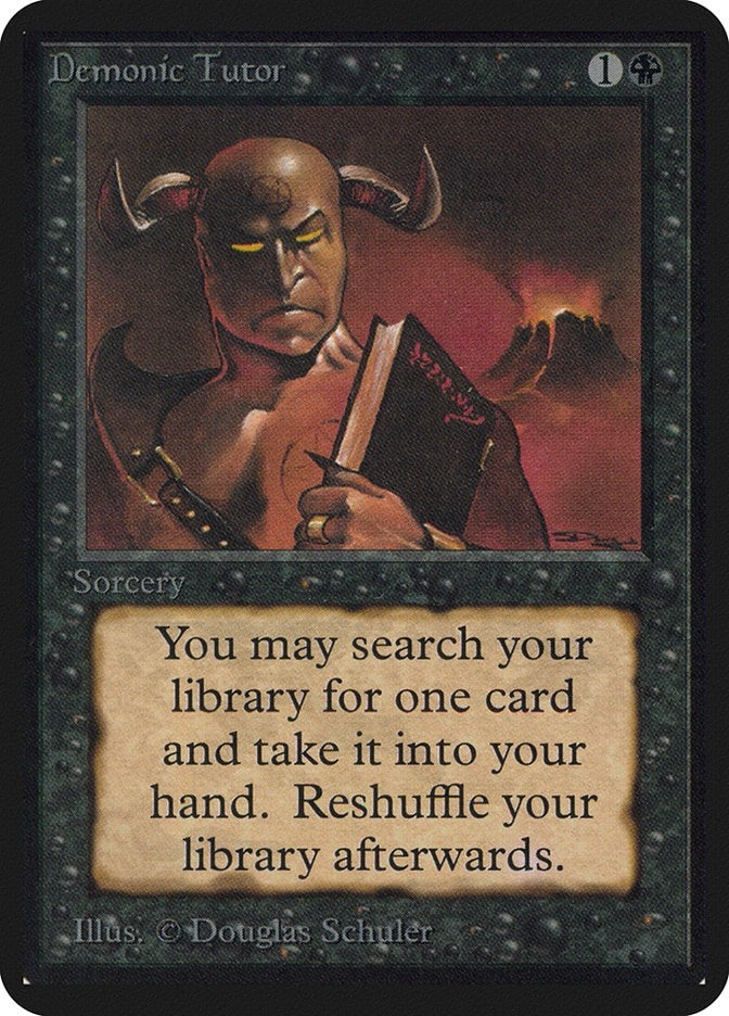 Image for Demonic Tutor - Magic: The Gathering