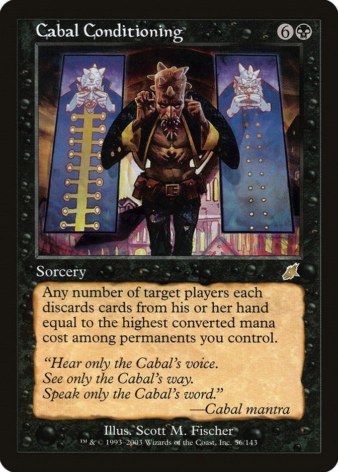 Image for Cabal Conditioning (56) - Magic: The Gathering
