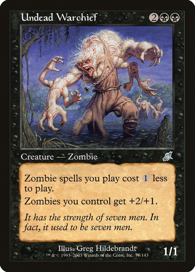 Image for Undead Warchief (78) - Magic: The Gathering